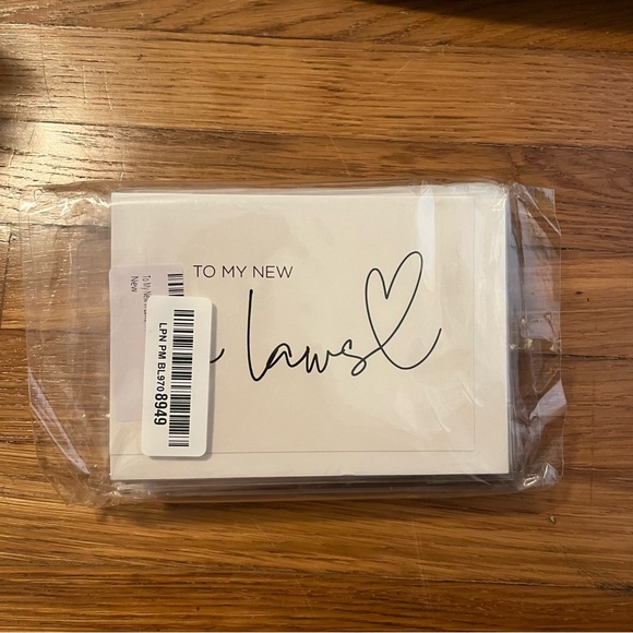 NEW! Pack of 24 - “To My New In Laws” Greeting Cards - Picture 5 of 11